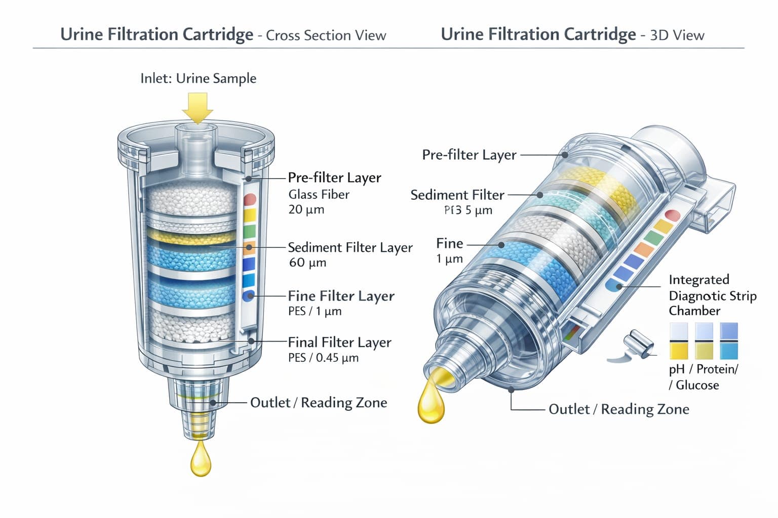 Blood separation filter commercial product visual